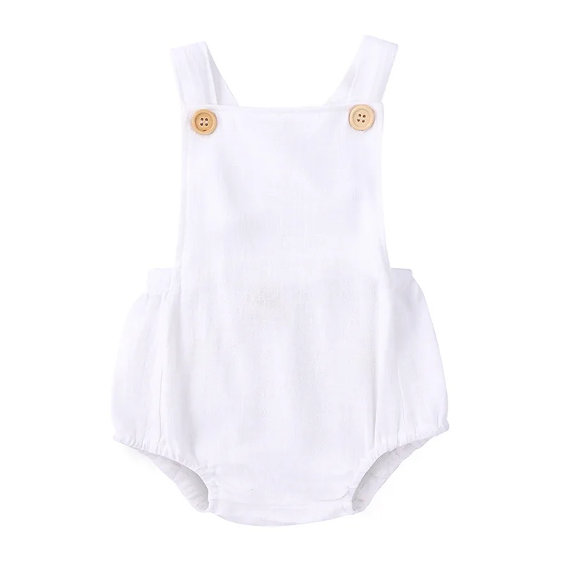 Summer Newborn Infant Romper Cotton Sleeveless Baby Boys Girls Romper Onepiece Fashion Baby Clothing 