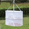 4 Layer Hanging Dry Net Folding Anti-Fly Windproof Hook for Flowers Buds Plants Organizer Drying for Fish/Vegetables/Fruit/Herbs 3