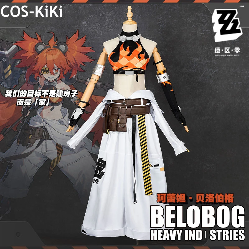 

COS-KiKi Zenless Zone Zero Koleda Belobog Game Suit Cool Uniform Cosplay Costume Halloween Party Role Play Outfit Women XS-XXL