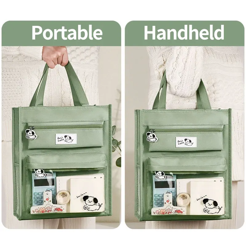 School supplies student tote bag children art bag document bag