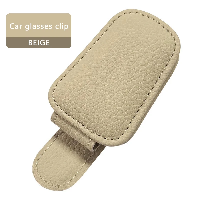 Sleek Magnetic Car Visor Sunglasses and Card Holder