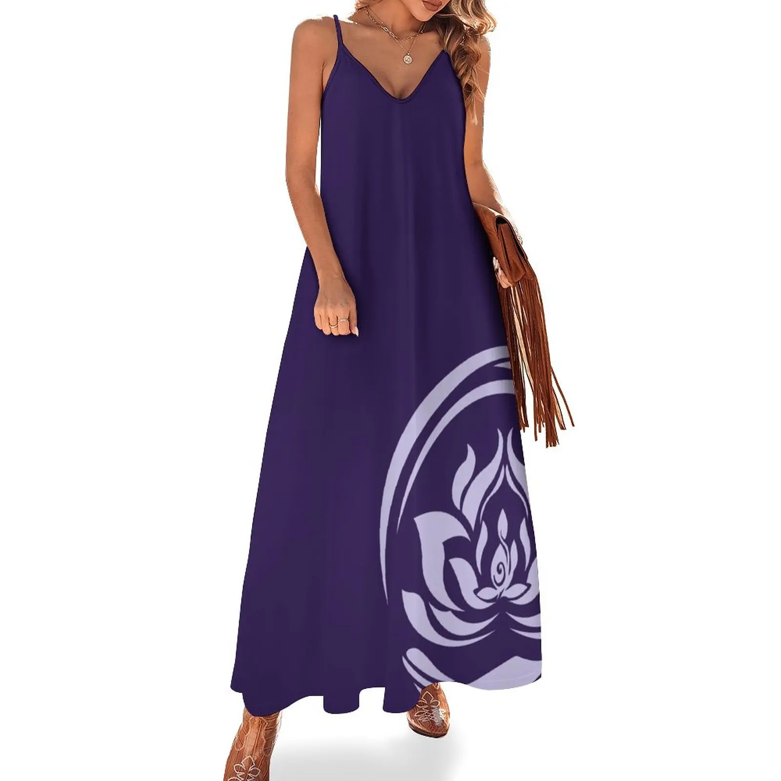

The Untamed: Yunmeng Jiang Sect Sleeveless Dress luxury woman party dress long dress women summer