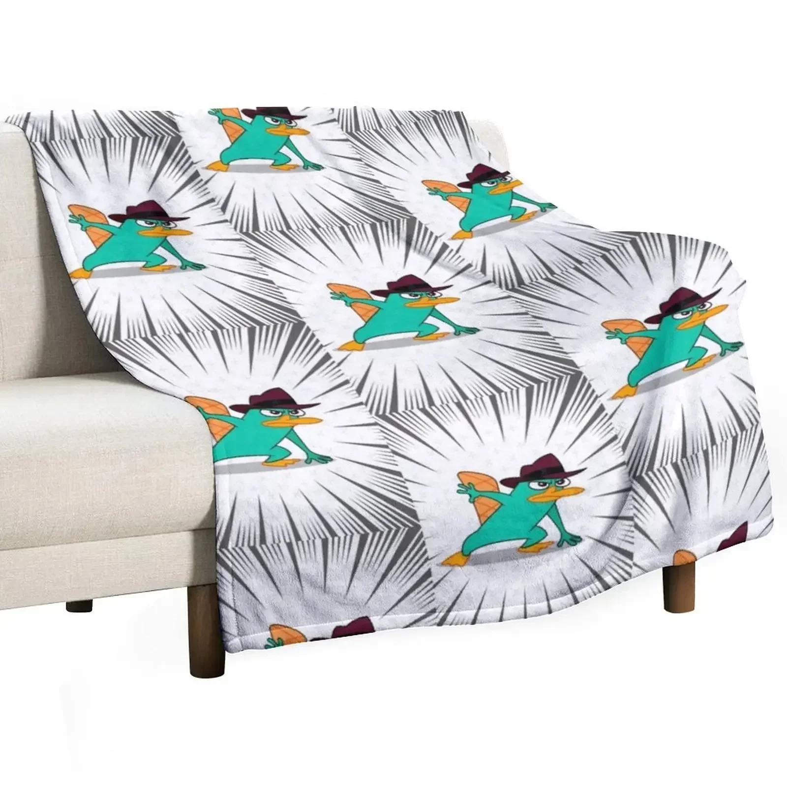 

Perry in action agent p Throw Blanket Heavy Luxury Throw for babies Custom Blankets