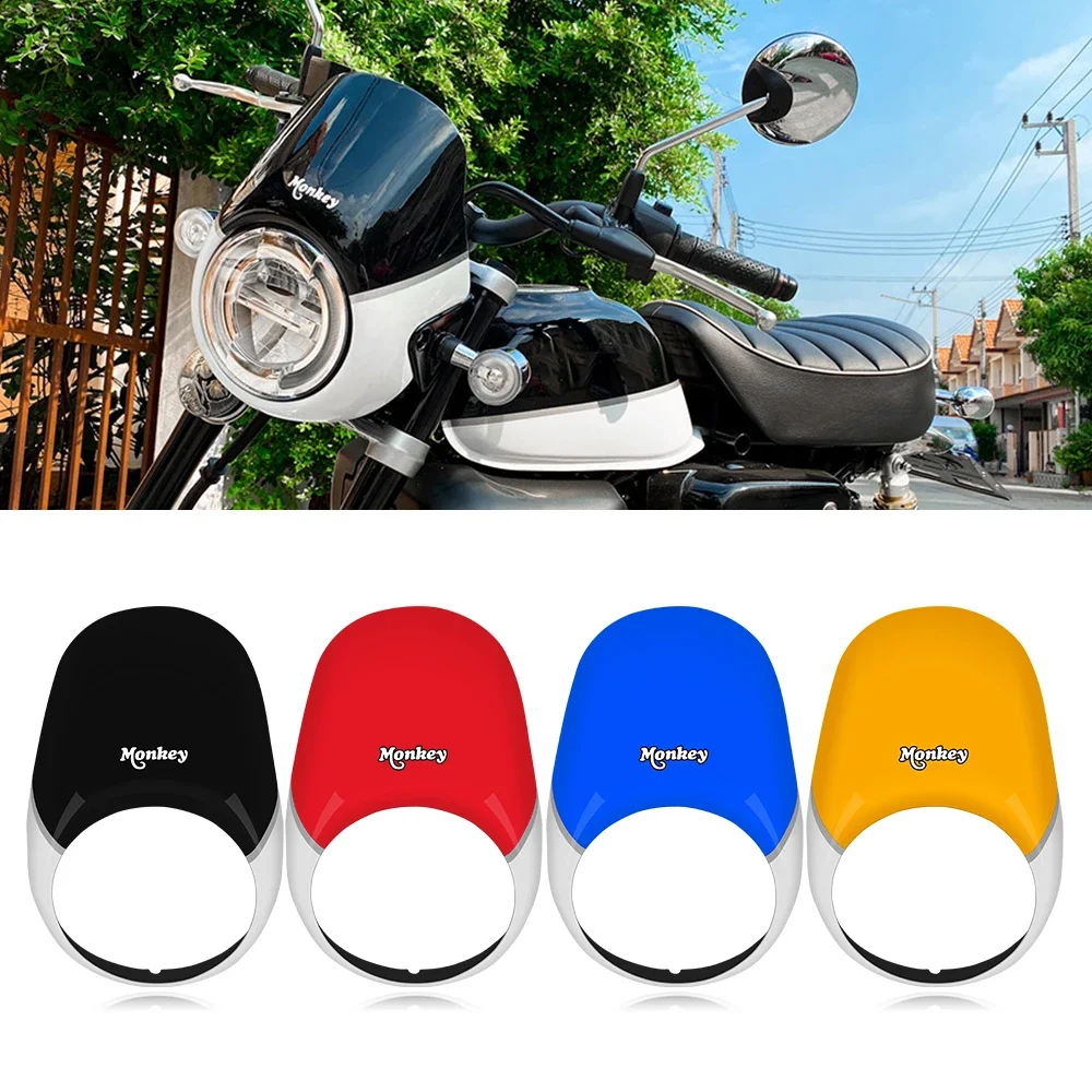 Per Monkey 125 monkey 125 2018-2023 Accessori per moto Copertura faro Parabrezza Parabrezza Carenatura Copertura tachimetro_voghion.com