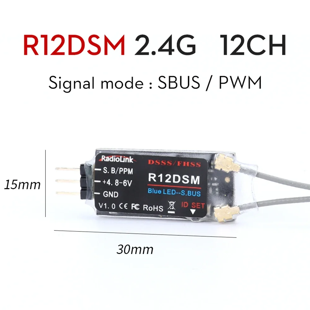 Radiocommande Flysky 2.4GHz 6-12 Canaux pour RC Drone Voiture Bateau