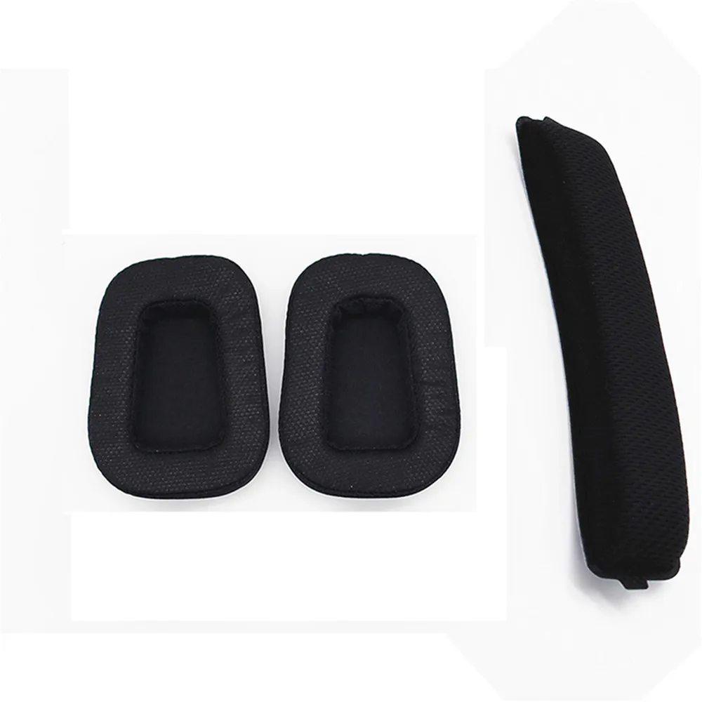 

Mesh/Leather Ear Pads For G933 G633 Headphones Replacement Foam Earmuffs Ear Cushion Accessories