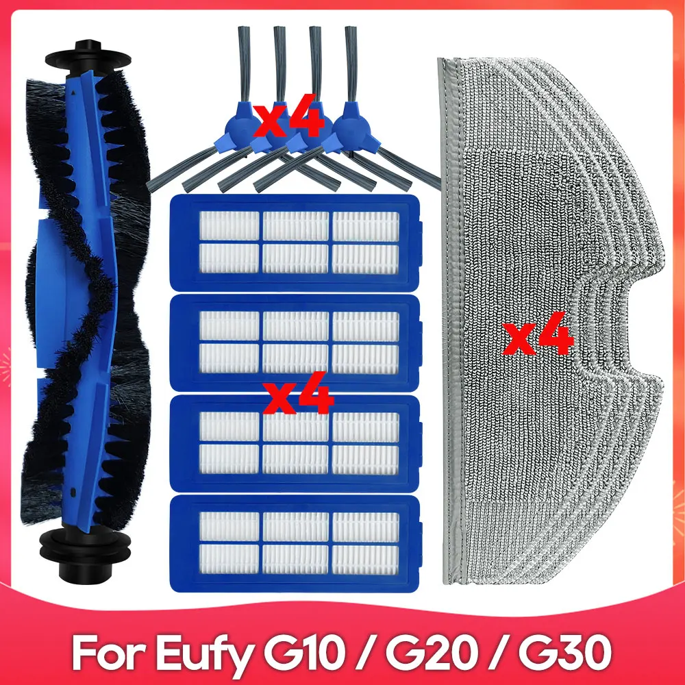 Panni Ricambio Neutop Per Eufy RoboVac G30/G20/G10 Hybrid - Confezione Da 6 Lavabili