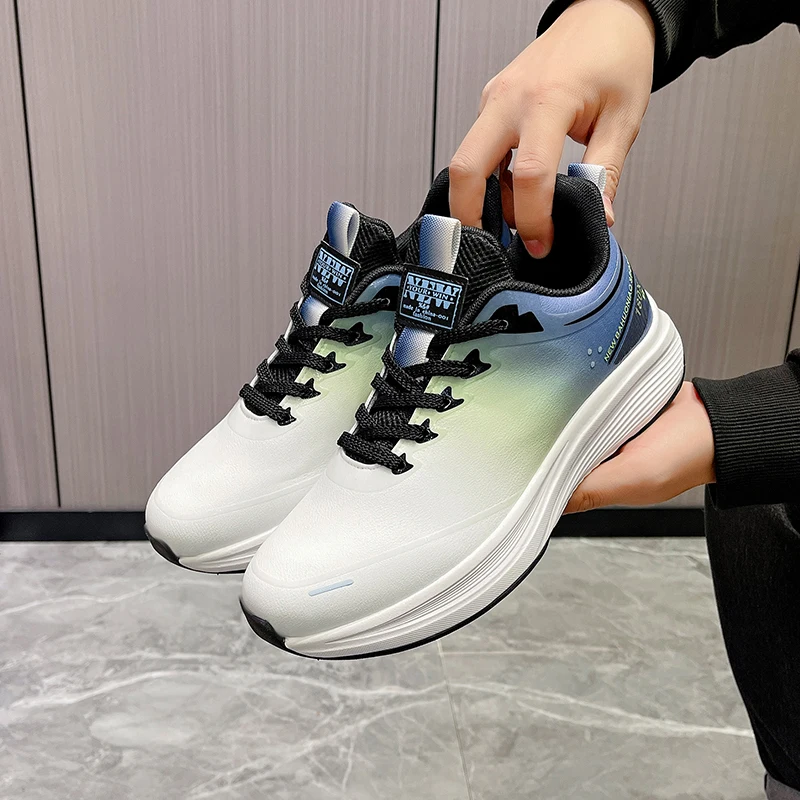 Mens Running Shoes 2025 New Breathe Mesh Cushioning Comfortable Sneakers Daily Jogging Casual Outdoor Sports Shoes for Men