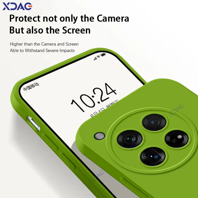 Luxury Angel Eyes Square Liquid Silicone Case Cover - Soft 360 Shockproof Mobile Phone Shell