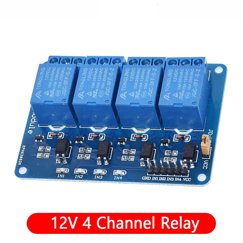 12V 4 channel relay