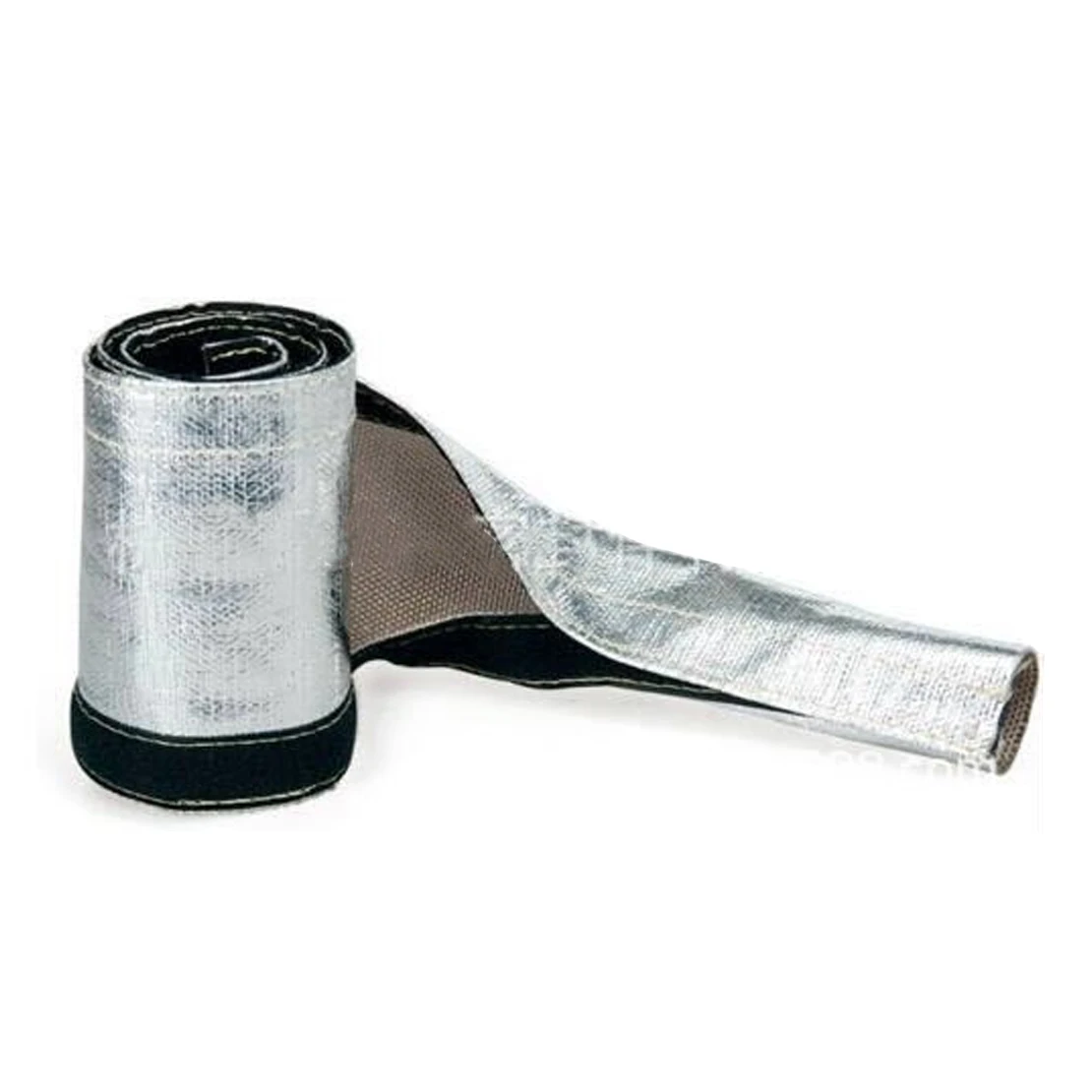 Universal Car Fuel Lines Heat Shroud 3/8" ID 3.2ft Aluminized Sleeving Insulated Shield