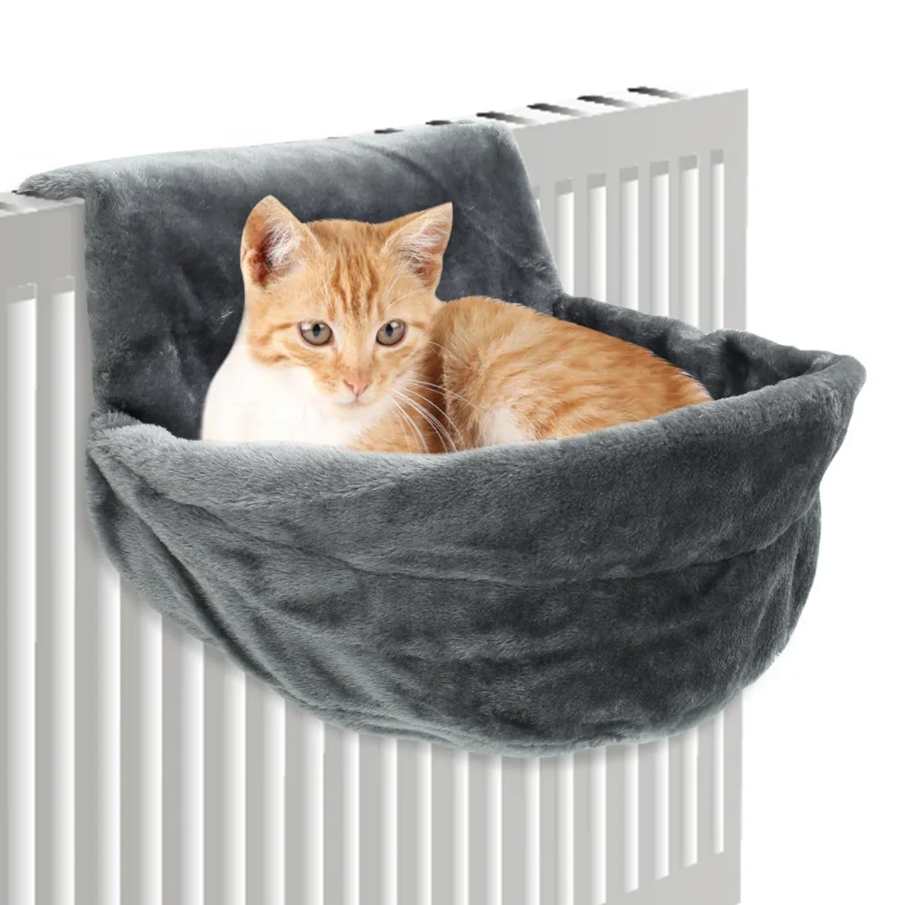 Pet Hanging Beds Cat Sunny Window Seat Mount Pet Kitten Hammock Comfortable Bed Shelf Seat Beds Winter Warm Cat Accessories 1