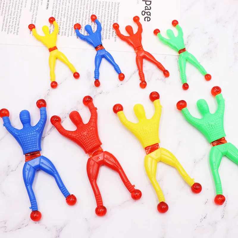 Wall Climber Men&rsquo;s Children&rsquo;s Party Toys Sticky Spiders Climbers 10pcs