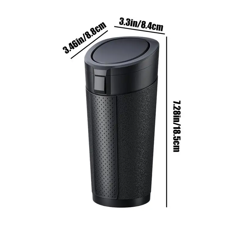 Car Trash Can Portable Car Garbage Container Leak-proof Waterproof Garbage Can Multipurpose Trash Bin with Lid Accessories