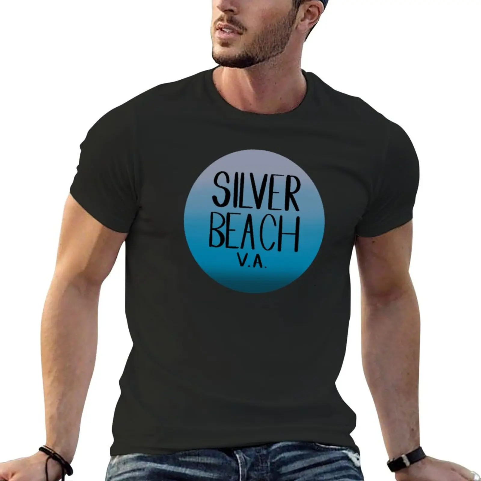 

Silver Beach VA T-Shirt plus sizes boys animal print shirt customs design your own mens clothing