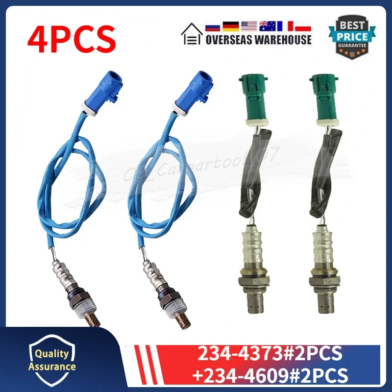 234-4373 234-4609 For 2006-2011 Mercury Grand Marquis Ford Crown Victoria 4.6L Oxygen O2 Sensor 4PCS 5W6Z-9G444-BA 6L7Z-9F472-BA 2