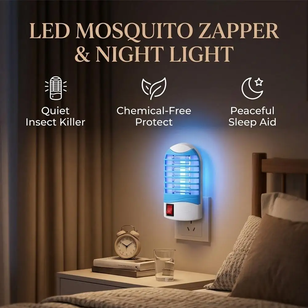LED 소켓 모기 살충 램프 미국 플러그 전기 모기 파리 벌레 곤충 트랩 킬러 야간 조명 여름 모기등