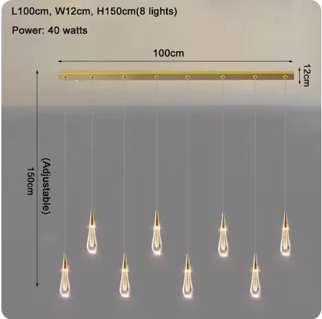 8 lights