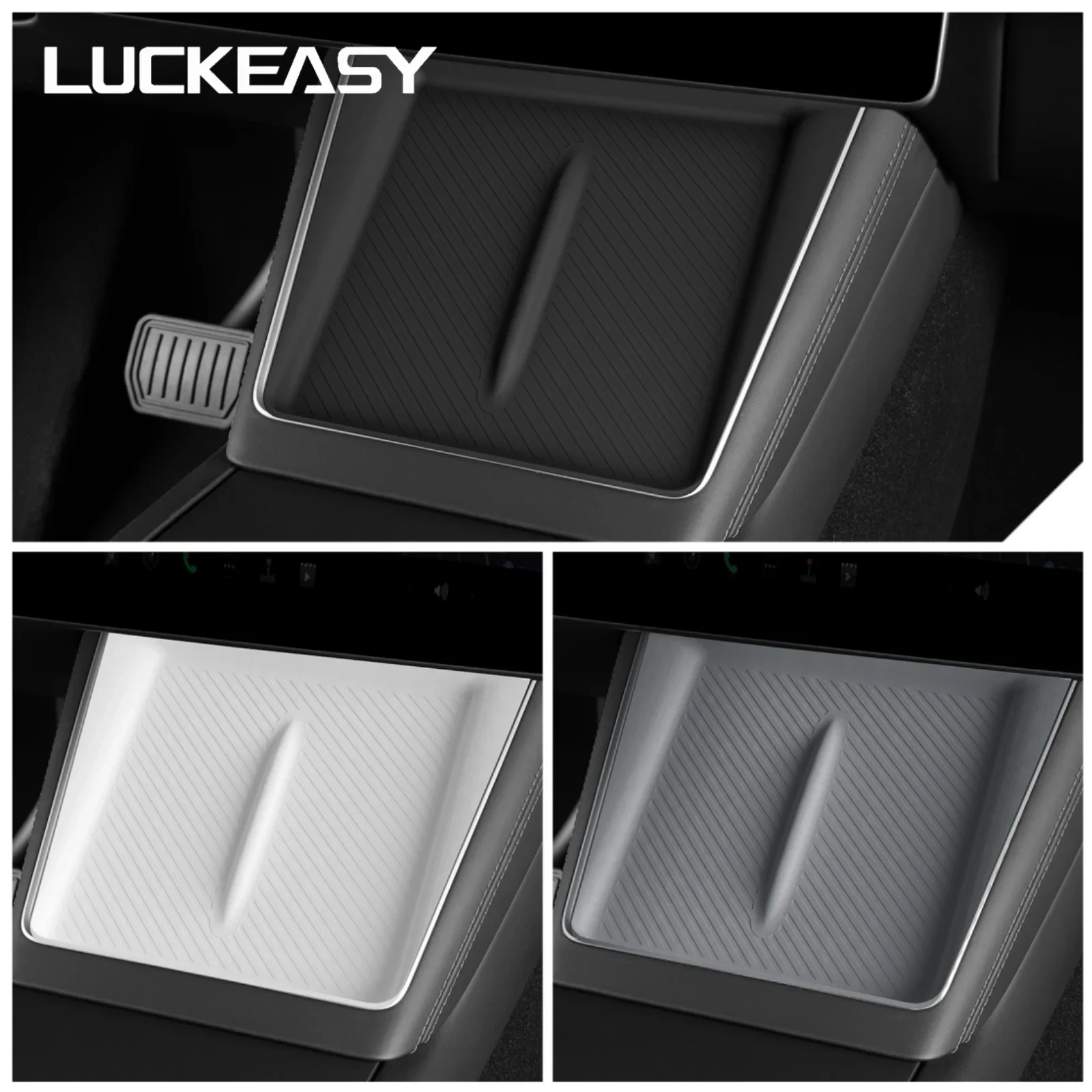 Tesla Model Y Anti-Dirt Silicone Charging Pad & Anti-Slip Mat Accessories