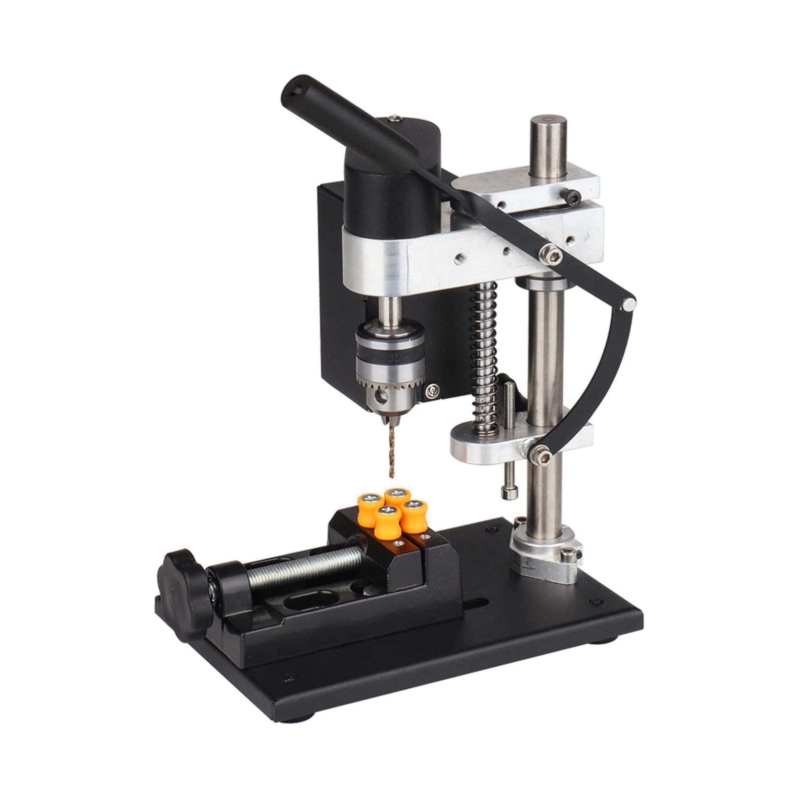 Mini taladro de Banco de prensa, soporte de velocidad Variable, máquina perforación portátil, de trabajo preciso| | -