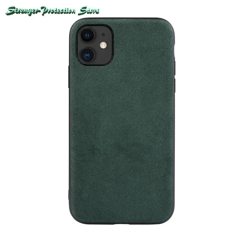 Italian Alcantara Luxury Business Phone Case - Premium Artificial Leather