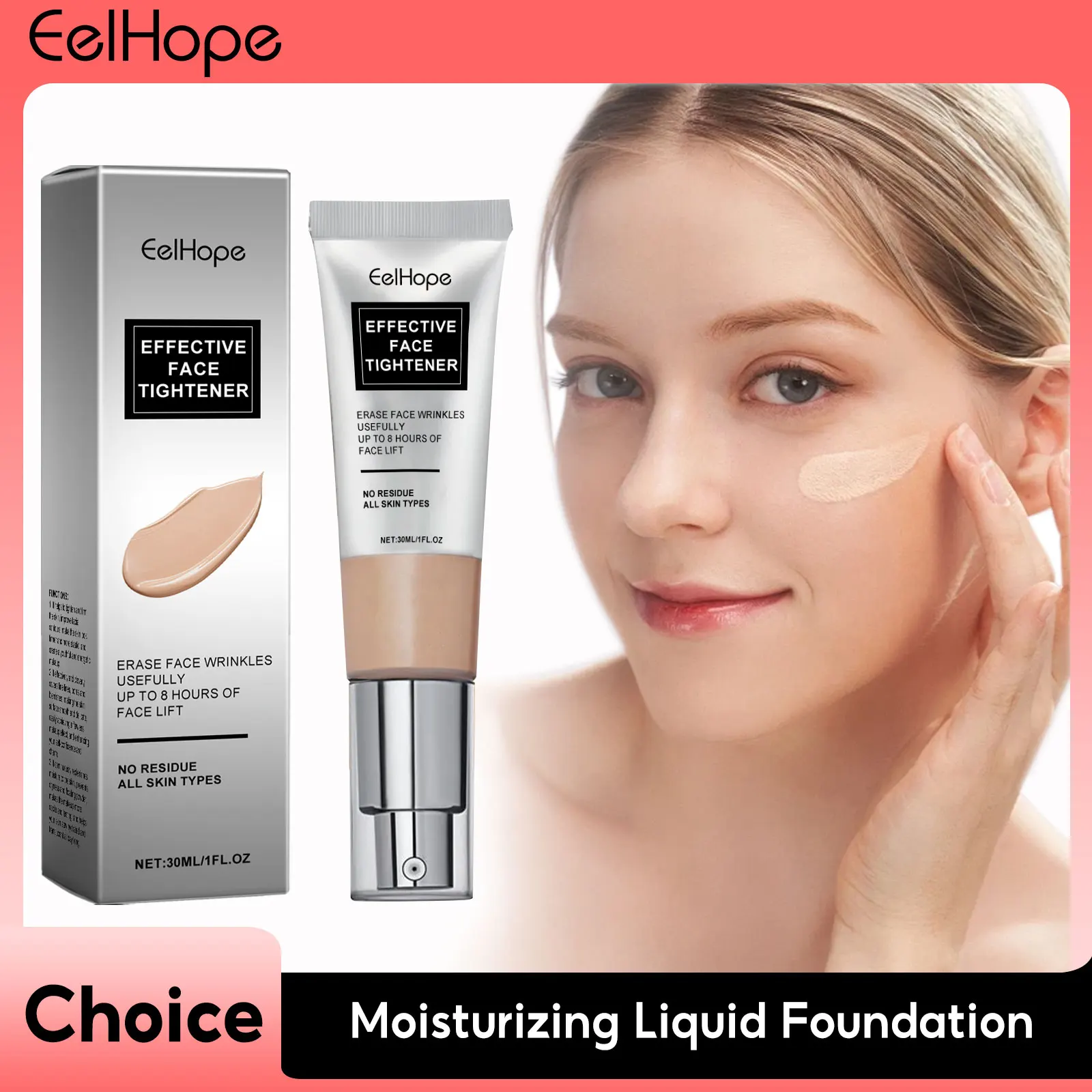 Face Foundation Cream Oil Control Moisture Concealer Liquid Full Coverage Professional Make up Matte Face Base Cream Cosmetics