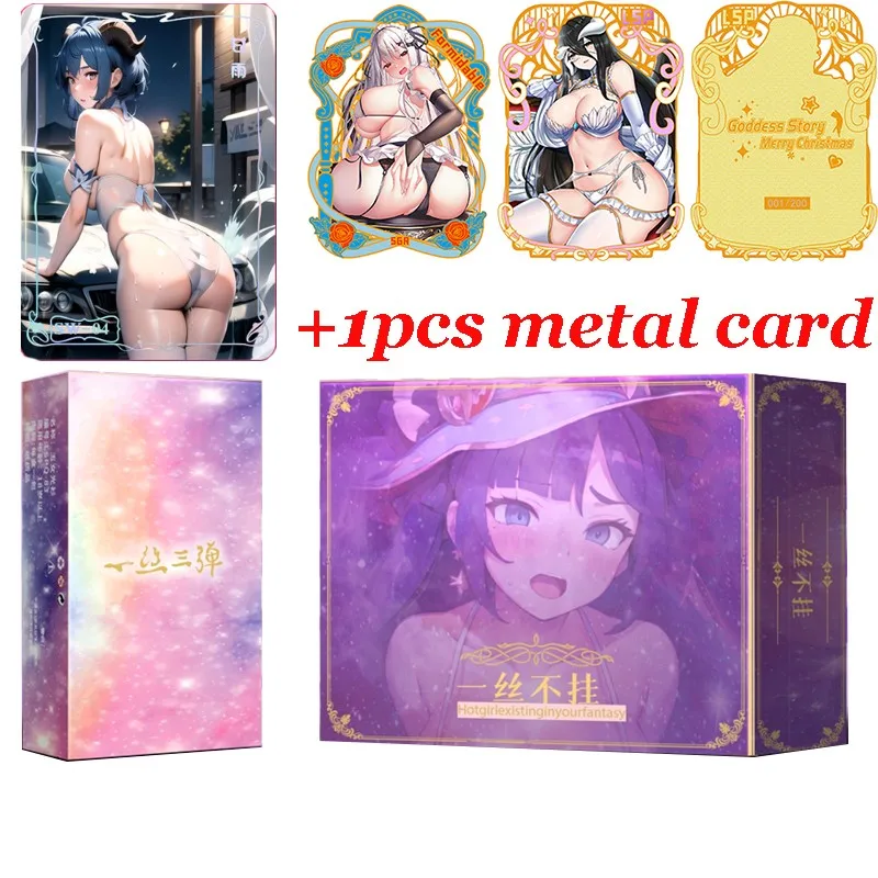 

New Goddess Story Yisisantan Cards Anime Waifu Sexy Girl Party Swimsuit Bikini Feast Booster Box Doujin Toy And Kids Hobby Gift