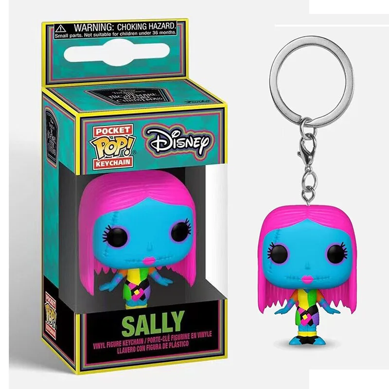thumbnail image 5 of FUNKO POP Llavero Disney Pesadilla antes de Navidad Jack Oogie Boogie Teddy Mayor Sally Zero Pumpkin King Figura de vinilo de juguete, 5 of 5