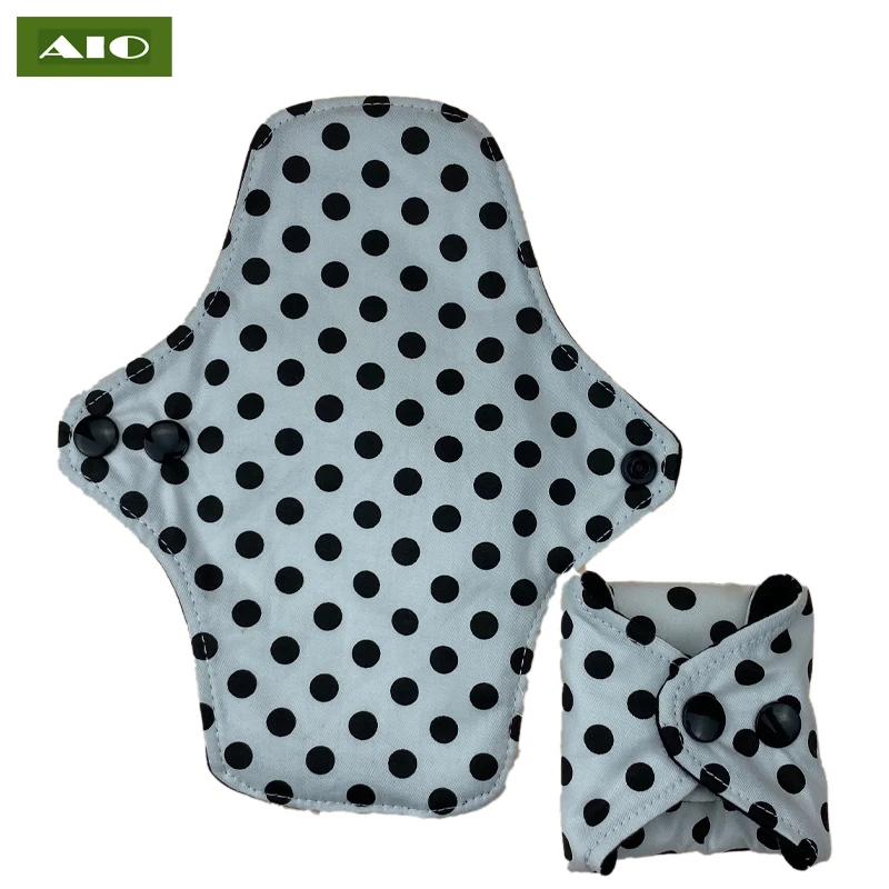 AIO 1Pcs Cotton Menstrual Pad Washable Cotton Menstrual Gasket Lady Mom Reusable Postpartum Nursing Pad Absorben Hygiene Napkin