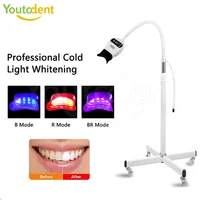40W équipement de laboratoire dentaire lampe de blanchiment des dents 8 LED 1 couleur/3 couleur ampoule dentisterie accélérateur de blanchiment des dents 4