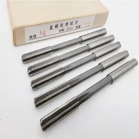 U.S. American HSS Machine Reamer 1/8 3/16 1/4 5/16 3/8 1/2 5/8 3/4 Inch H7 Straight Shank Chucking Milling Reamer 2
