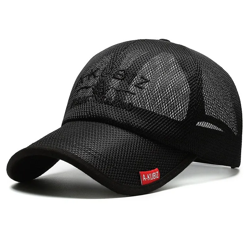 Mesh Embroidered Baseball Cap 6