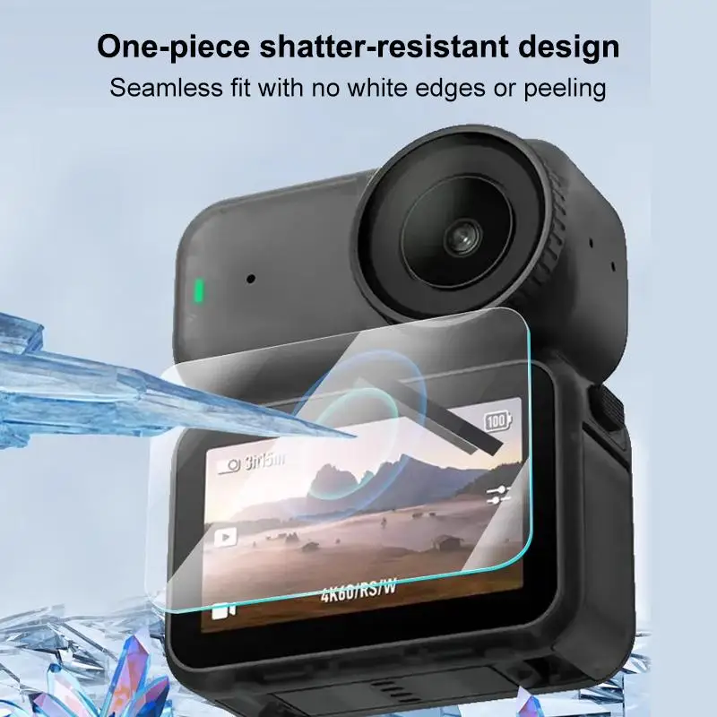 For DJI Osmo Nano PULUZ Tempered Glass Screen Film with Lens Hydrogel Film