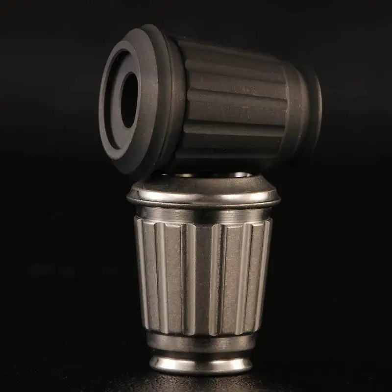 Titan Legierung Tasse Typ Perle Anhänger Schwanz Seil Messer Lanyard Schnur Anhänger EDC Paracorde Überleben Werkzeuge Perlen – Detail 8