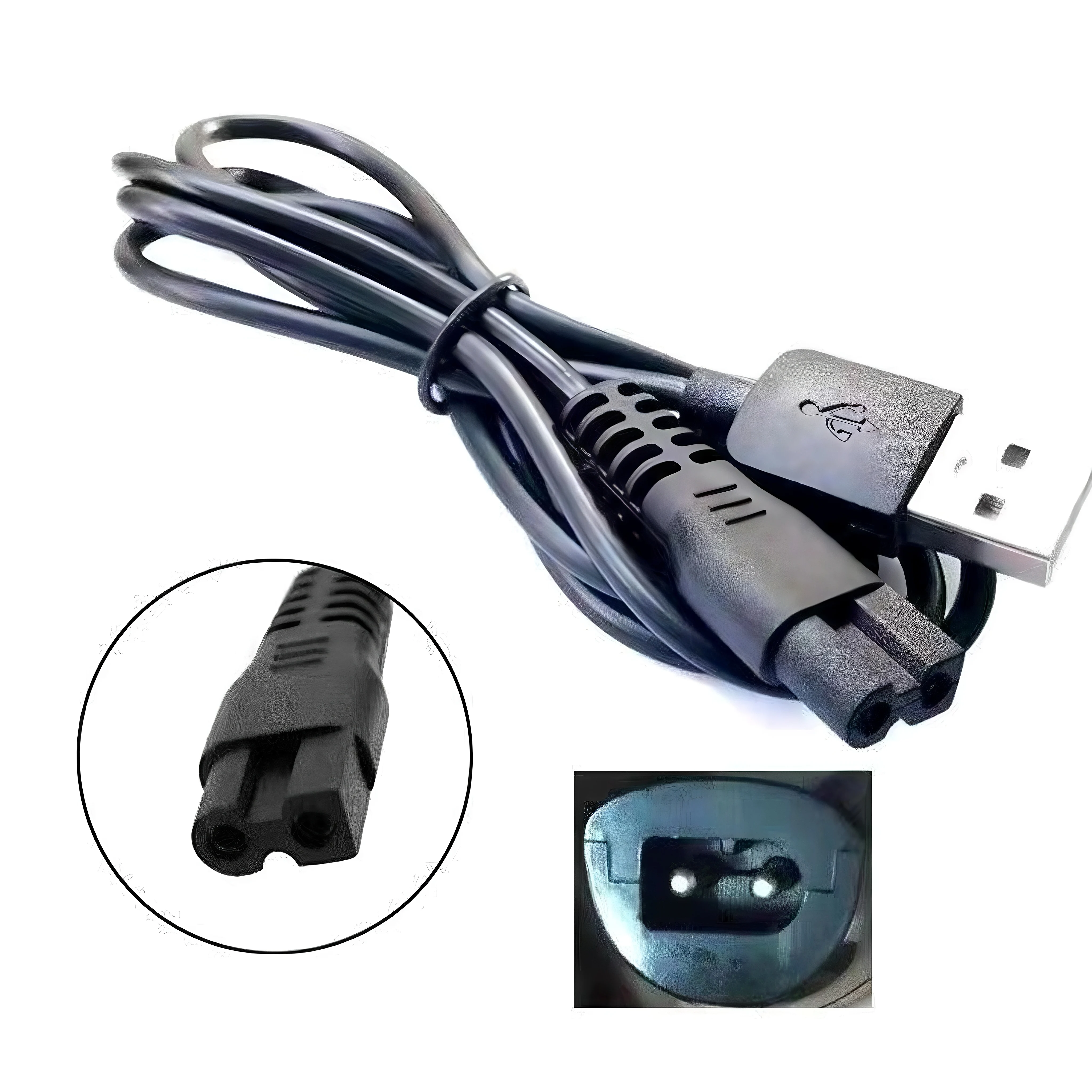 USB Charging Cable For Pet Clipper C6/C7 BAORUN P2/P3 LILI ZP295 Professional Hair Trimmer Electric Hair Clipper Charging electric hair trimmer