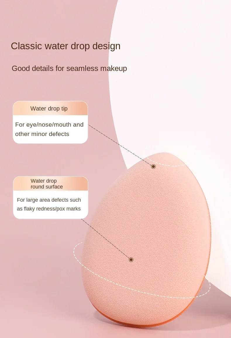 Description Picture 4 of item10Pcs Mini Finger Puff Foundation Small Air Cushion Powder Sponge Face Concealer BB Cream Cosmetic Applicator Makeup Tools