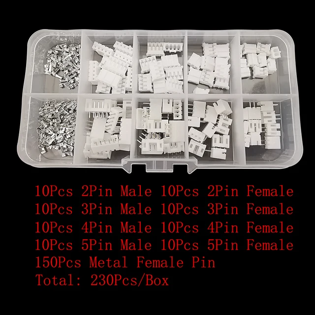 Kit Connettori JST PH 2.0 - Basetta Pin E Cavo A Nastro, Passo 2.0 Mm, Per Arduino, Elettronica - Foto 4