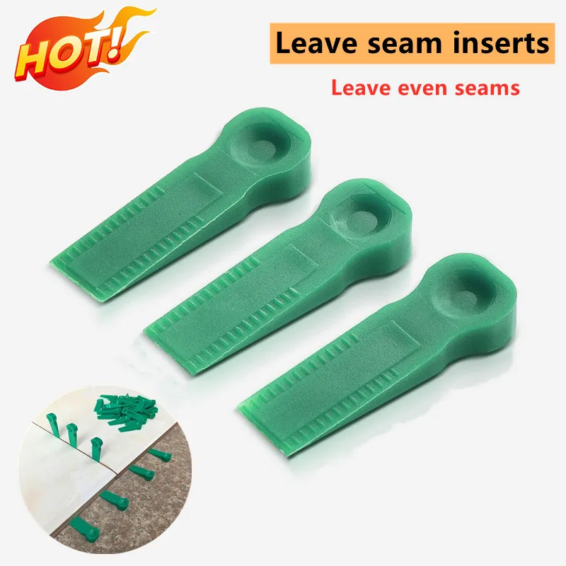 100PCS Reusable 6mm Plastic Tile Wedge Spacer Leveling Clip Floor Locator Wall Ceramic Tiling Laying Nivelador Construction Tool tile spacers tile leveling clips tile leveling tools