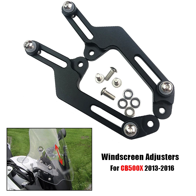 For Honda Cb500X Cb 500X Cb500 X Cb 500 X 2013-2016 Motorcycle Cnc Windscreen Adjusters Airflow Adjustable Windshield Bracket