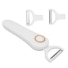 Rechargeable Peeler Wear Resistant Electric Peeler PTC Thermal Protector ABS Stainless Steel Good Tactility for Kitchen 2