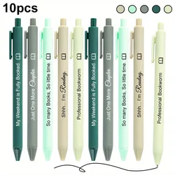 Ballpoint Pen with Reading Quotes - Ideal Gift for Book Lovers and Writers (10 pcs)