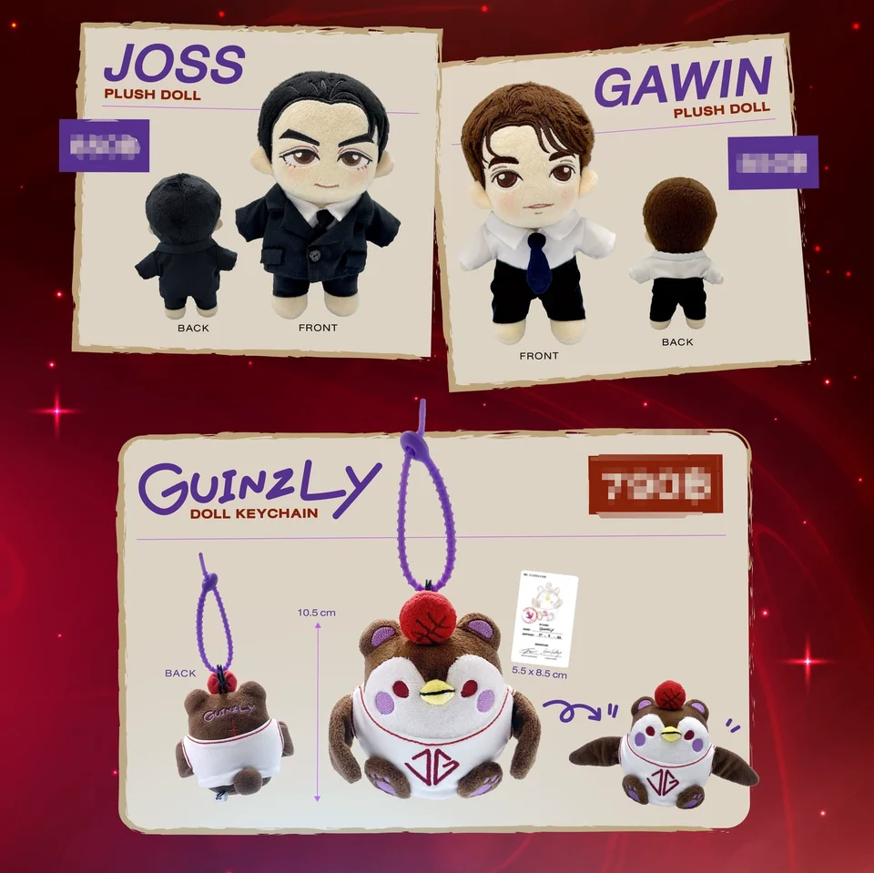 Thai star JossGawin new merchandise keychain (doll) official