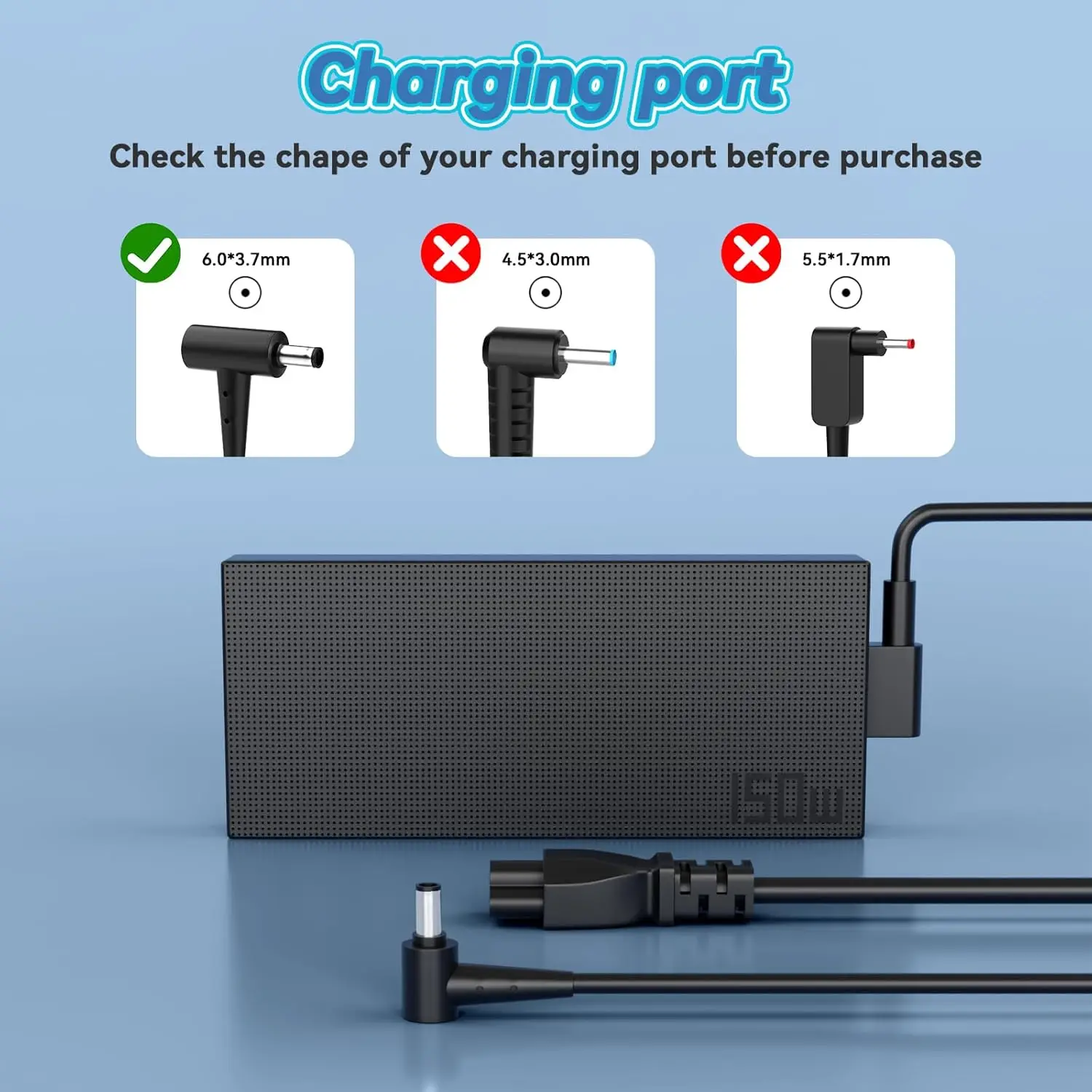 High-Power 150W AC Laptop Charger Adapter