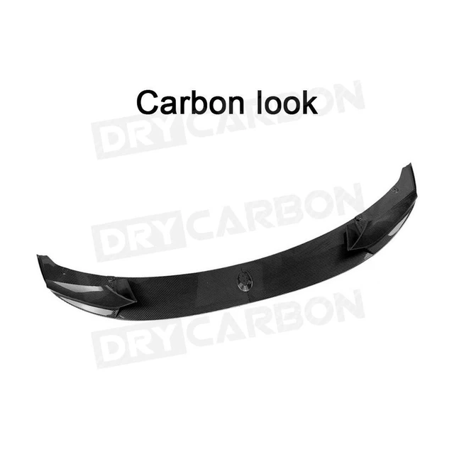 For BMW F10 5 Series 535i 528i M Sport 2011-2016 High Quality ABS Front  Bumper Lip Spoiler Glossy Black Or Carbon Fiber Look