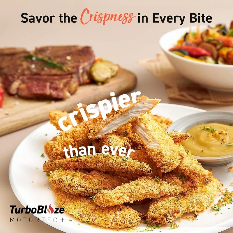 COSORI Air Fryer 9-in-1, Compact but Large 6 Qt, 5 Fast Fan Speeds with 450F for Ultra Crsipy, 95% Less Oil, 100+ In-App Recipes