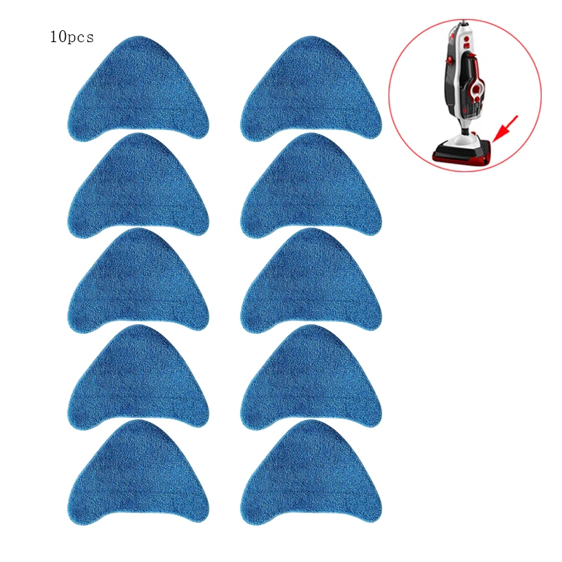 

10pcs Vax Steam Mop pads,Steam Cleaner Accessories Triangle Replace Cloths For Dirt Devil//Vax S86-SF-CC/Hoover WH01100/WH20200