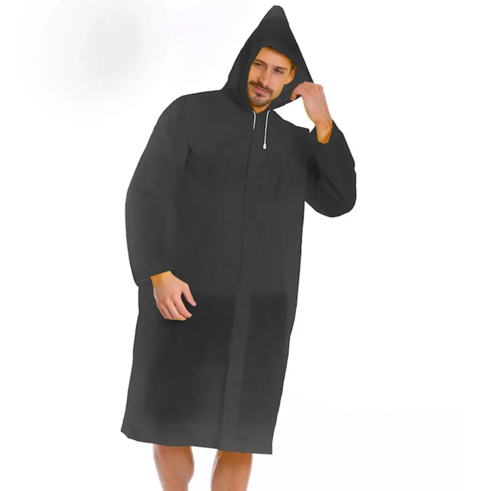 Adult Waterproof Raincoat Hooded for Outdoor Motorcycle Cycling Hiking Fishing