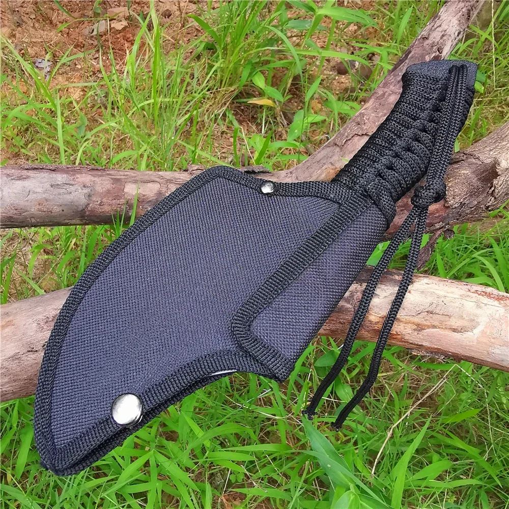 Portable Tomahawk, Outdoor Jungle Camping Bone Machete, Multifunctional Life-saving Tool, Non-slip Handle, Stainless Steel Blade 4