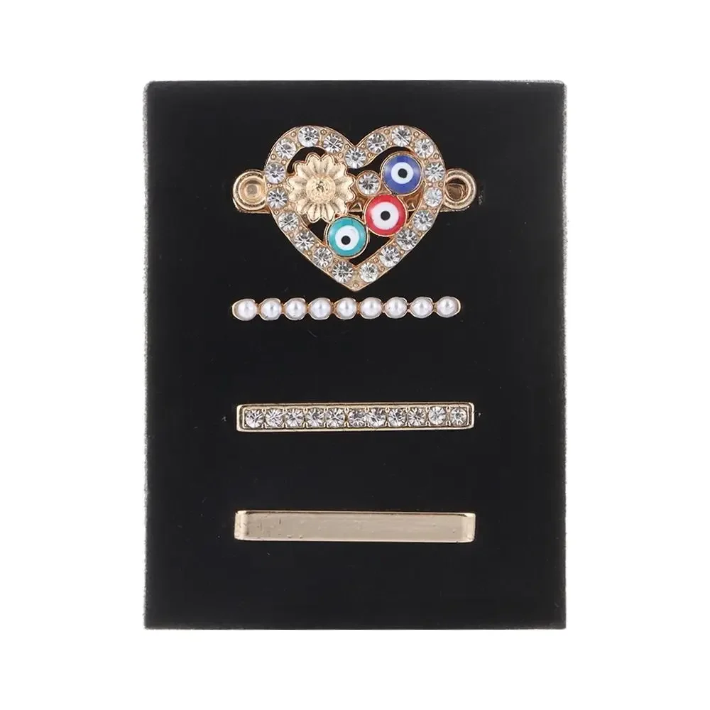 Diamond Love Ornament Decorative Ring for Smart Watch Silicone Strap Bracelet