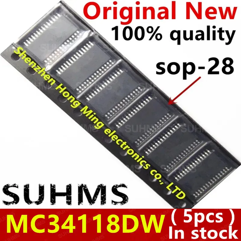 

(5 шт.) 100% Новый чипсет MC34118DW MC34118 sop-28